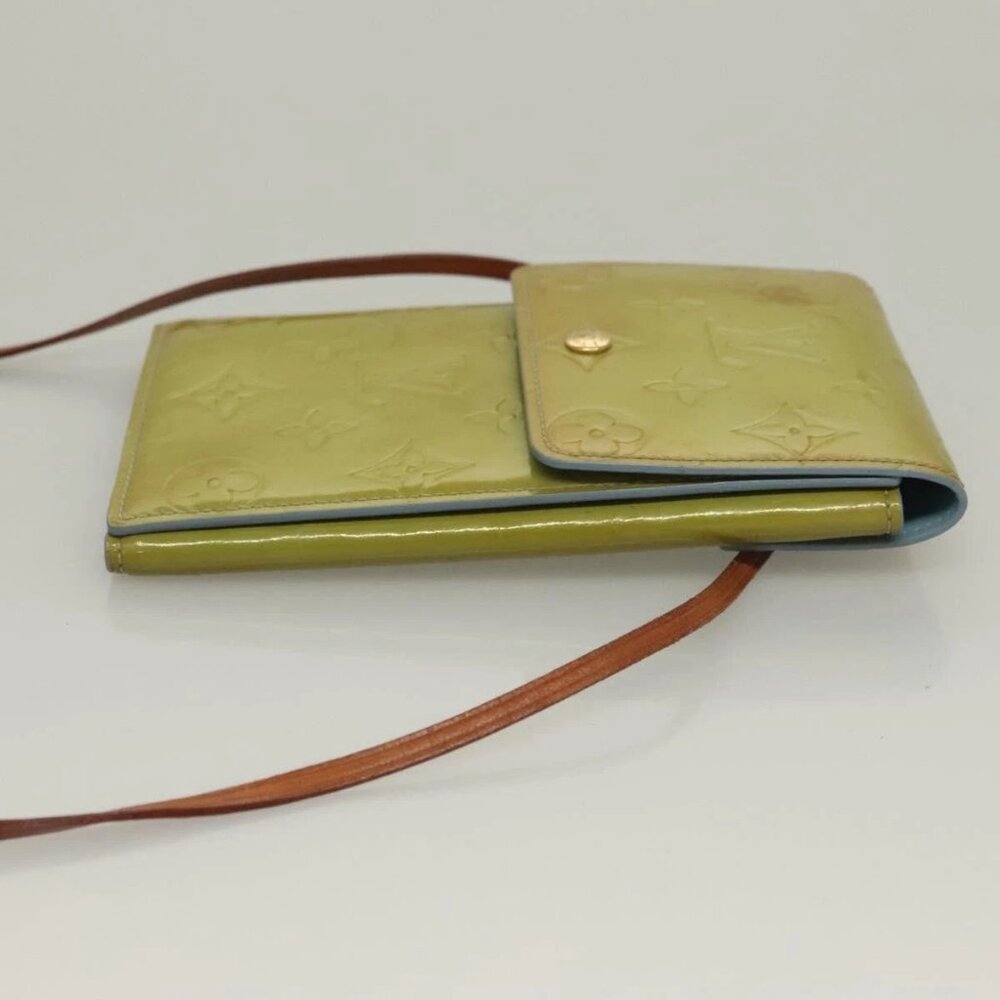 LOUIS VUITTON Monogram Vernis Walker Wallet Baby Blue - Picture 3 of 15